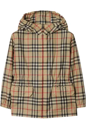 Burberry Jakke med hætte og vintage-tern