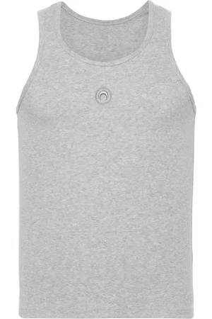 Marine Serre Tanktop med halvmånebroderi
