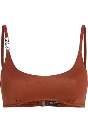 Karl Lagerfeld Signature bandeau-bikinitop