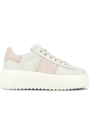 Hogan H-Stripes sneakers i læder med snøre