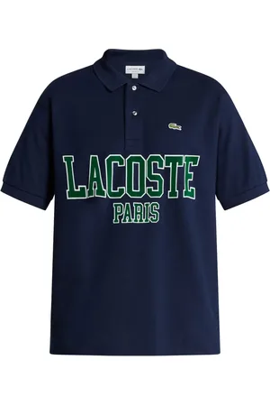 Lacoste Polo med logo-applikation
