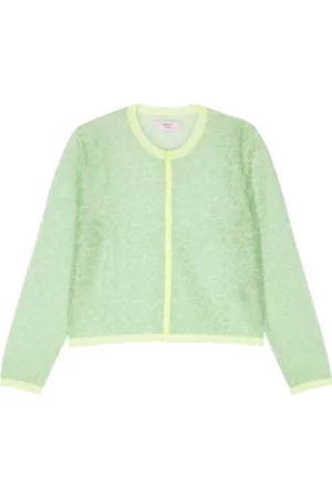 MARTINE ROSE Blomstret jacquard-kasket