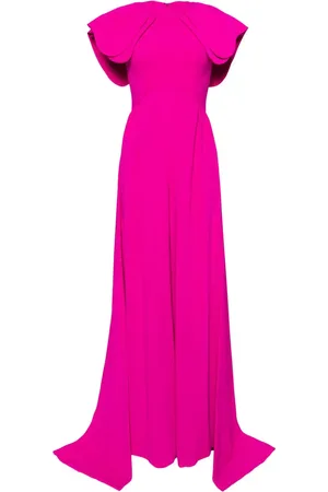 Saiid Kobeisy Jumpsuit i crepe med nederdel bagpå