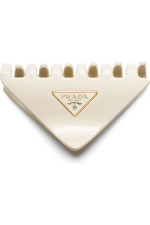 Prada Hårspænde med logoapplikation