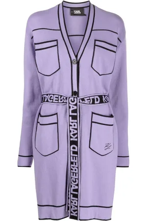 Karl Lagerfeld Cardi-frakke med kontrastkant