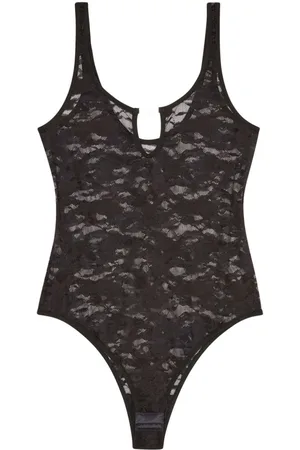 Diesel Bodysuit med logoplade og blonde