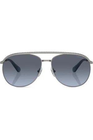 Swarovski Pilot-solbriller med krystaludsmykning