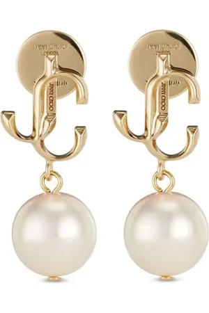 Jimmy Choo ørering med logo-bogstaver