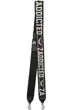Zadig & Voltaire Skuldertaske-rem i jacquard med logo