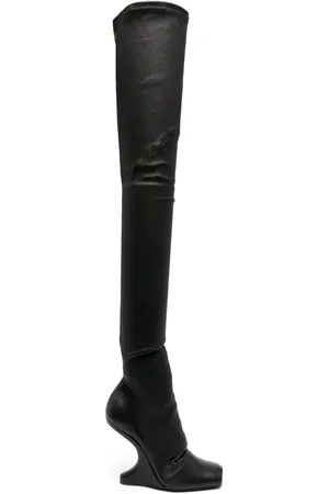 Rick Owens Knæhøje Cantilever 120 mm støvler