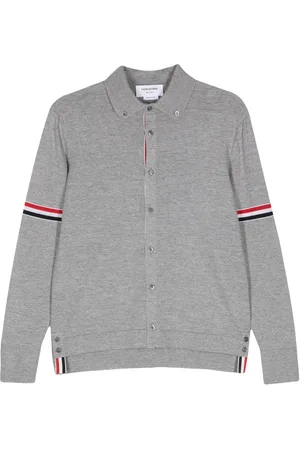 Thom Browne Stribet trøje med knapper