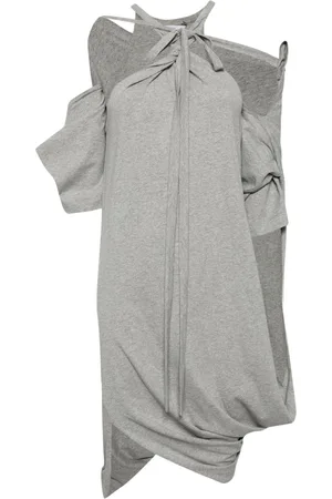 pushBUTTON Asymmetrisk draperet kjole