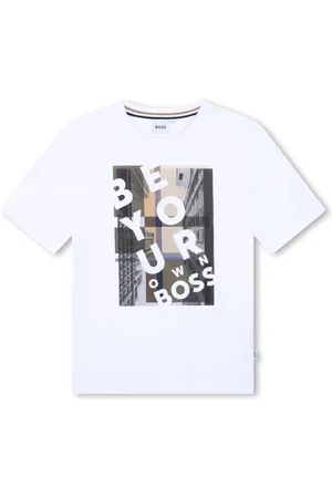 HUGO BOSS T-shirt med grafisk tryk