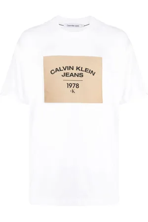 Calvin Klein T-shirt med logoapplikation
