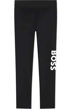 HUGO BOSS Leggings i jersey med logotryk