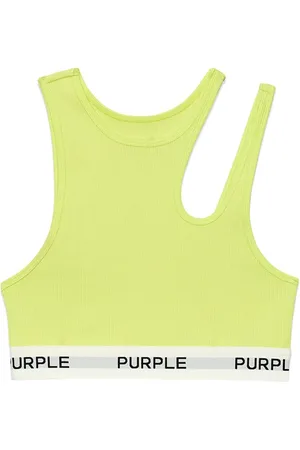 Purple Brand Cropped top med udskæring