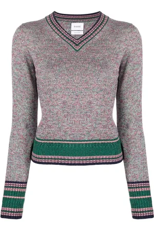 Barrie Kashmirsweater med V-hals