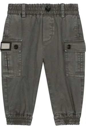 Dolce & Gabbana Cargo-sneakers i gabardine med logoplade