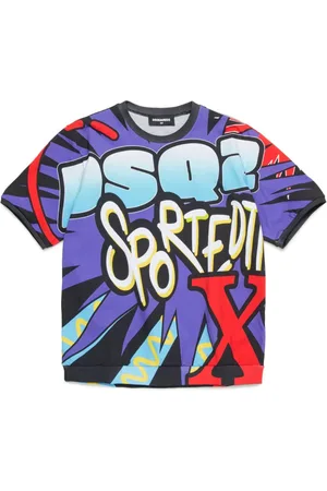 Dsquared2 T-shirt med grafisk tryk