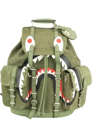 READYMADE X A BATHING APE® rygsæk i lærred med spænde