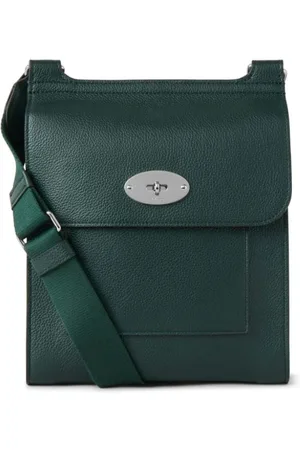 MULBERRY Anthony crossbody-taske i læder med logotryk