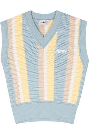 Autry Intarsiastrikket vest
