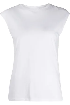 Frame T-shirt med V-hals
