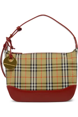 Burberry House Check-ternet skuldertaske fra 1990-2000