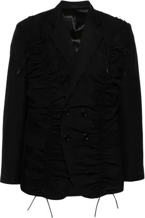 Simone Rocha Dobbeltradet blazer med ruche