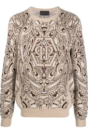 Philipp Plein Sweater med paisleytryk