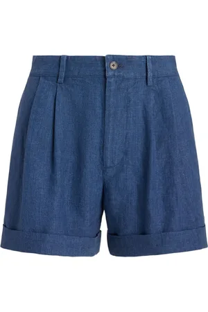 Ralph Lauren Plisserede shorts med mellemhøj talje