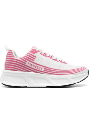 Twin-Set X Fessura sneakers i mesh med striber