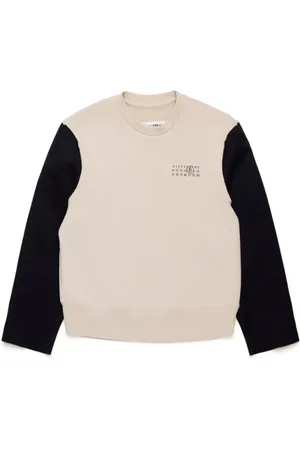 Maison Margiela Sweatshirt med kontrastærmer