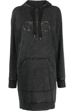 Michael Kors Sweatshirt-kjole med logo-udsmykning