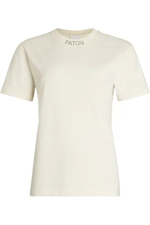 Patou T-shirt med Art Deco-logo