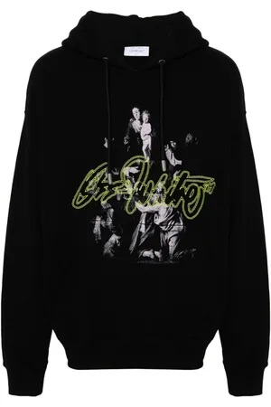 OFF-WHITE Script Mary hættetrøje