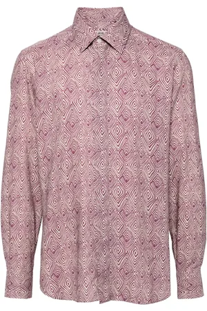 corneliani Skjorte med geometrisk tryk