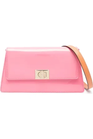 Furla Lakeret Zoe crossbody-taske
