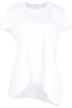 Comme des Garçons Asymmetrisk mellemlang nederdel med paneler