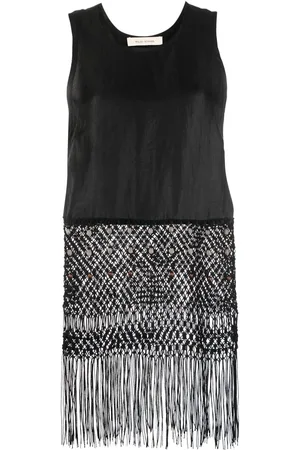 WALES BONNER ærmeløs bluse i macramé