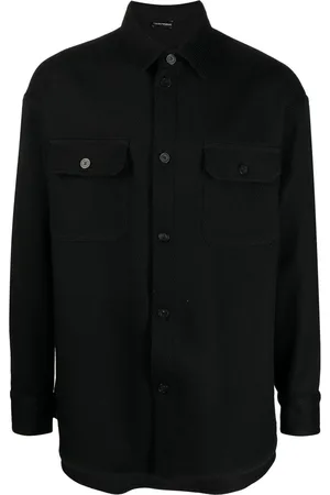Emporio Armani Skjortejakke i uld