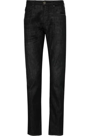 Emporio Armani Jeans med mellemhøj talje og smal pasform