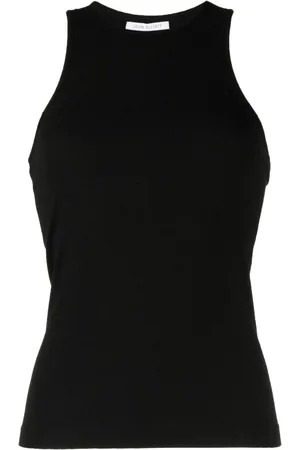 JOHN ELLIOTT Ribstrikket top i lurex med bryderryg