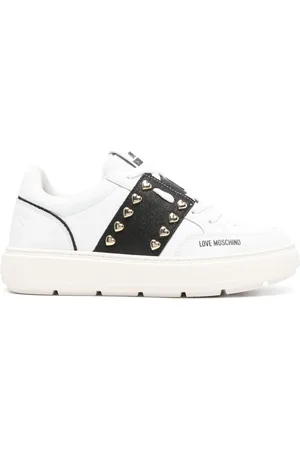 Moschino Sneakers med glimmerudsmykning