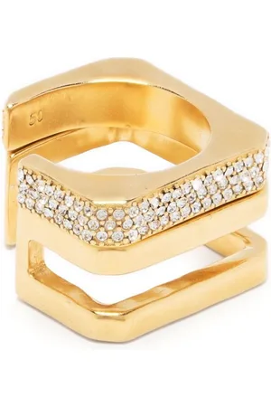 Zadig & Voltaire Cecilia ring med krystaludsmykning