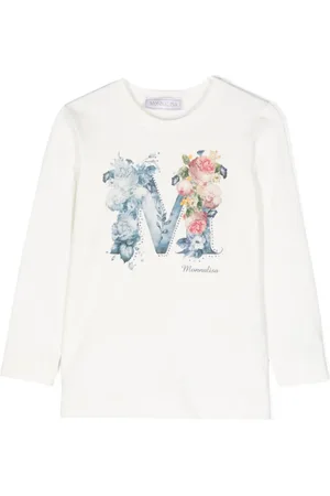 MONNALISA T-shirt med blomstertryk