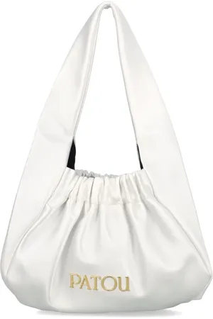 Patou Le Biscuit skuldertaske i satin