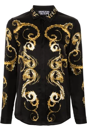 VERSACE Skjorte med baroktryk