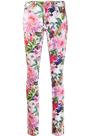 Philipp Plein Blomstret skinny-jeans