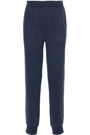 corneliani Joggingbukser med mélange-effekt
